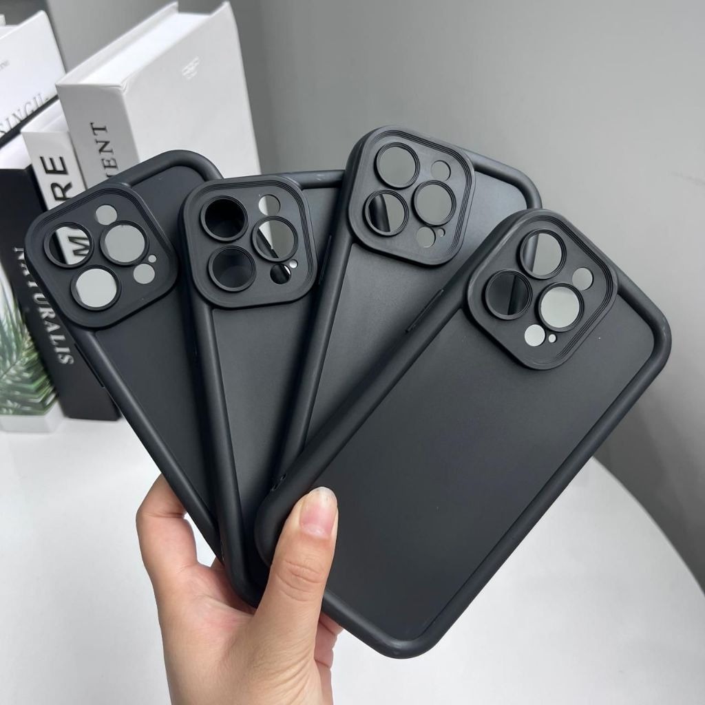OPPO A6X ใหม่ 2025/A6 PRO/A5/A5X/A5i ใหม่ 2025/A5 Pro/A3X /A3 Pro /A80 2024 CASE MATTE ROSE BLACK ล่