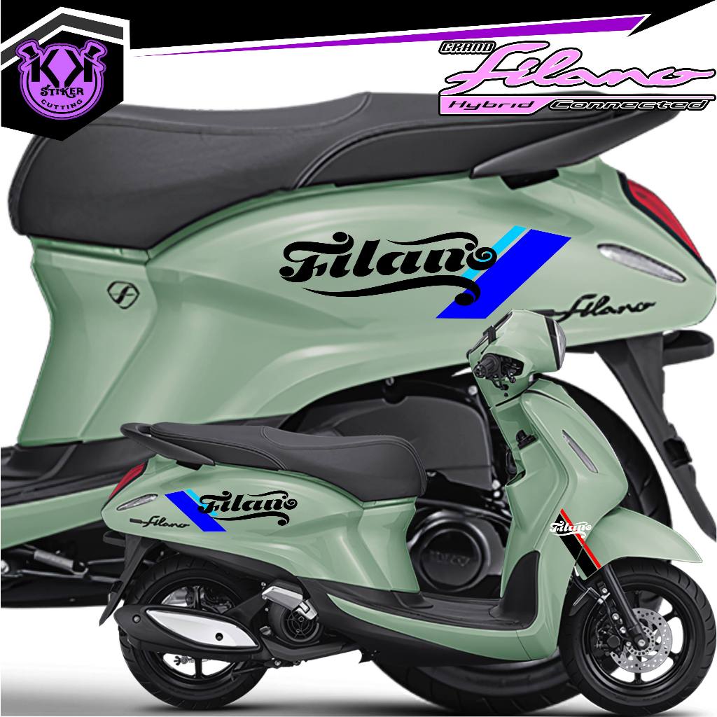 SC.486/สติ๊กเกอร์ตัด/GRAND FILANO STICKER/GRAND FILANO STRIPING/SIMPLE STRIPING STICKER/EMBLEM