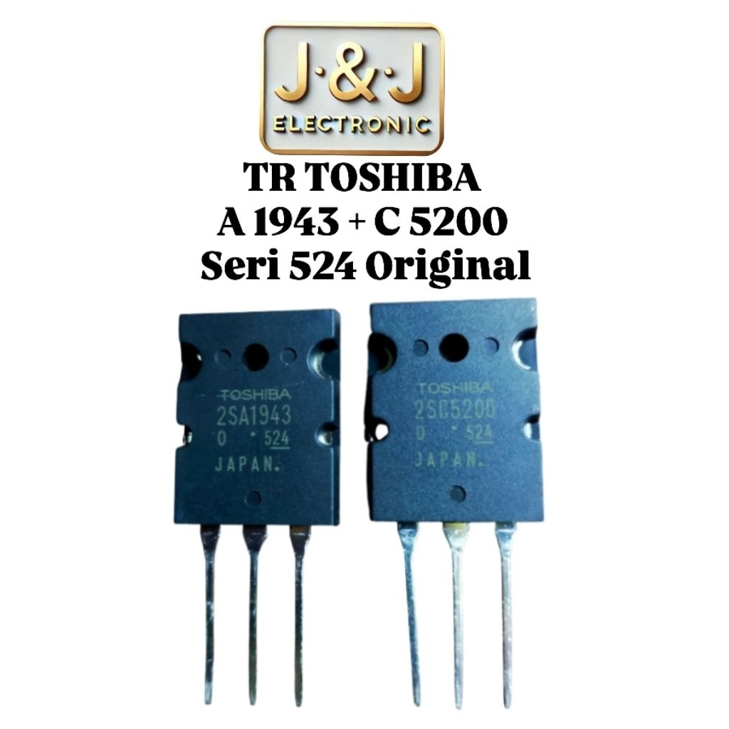 TR TOSHIBA A 1943 + C 5200 series 524 Japan Original