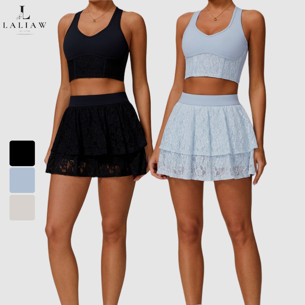 Laliasw.Active - Bella Series Top & Skirts / Padel Outfit Tennis Set Golf