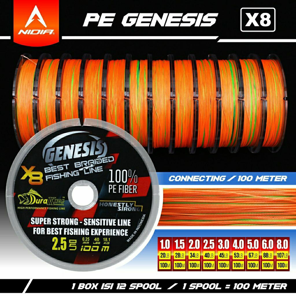 PE Genesis X8 100M Duraking