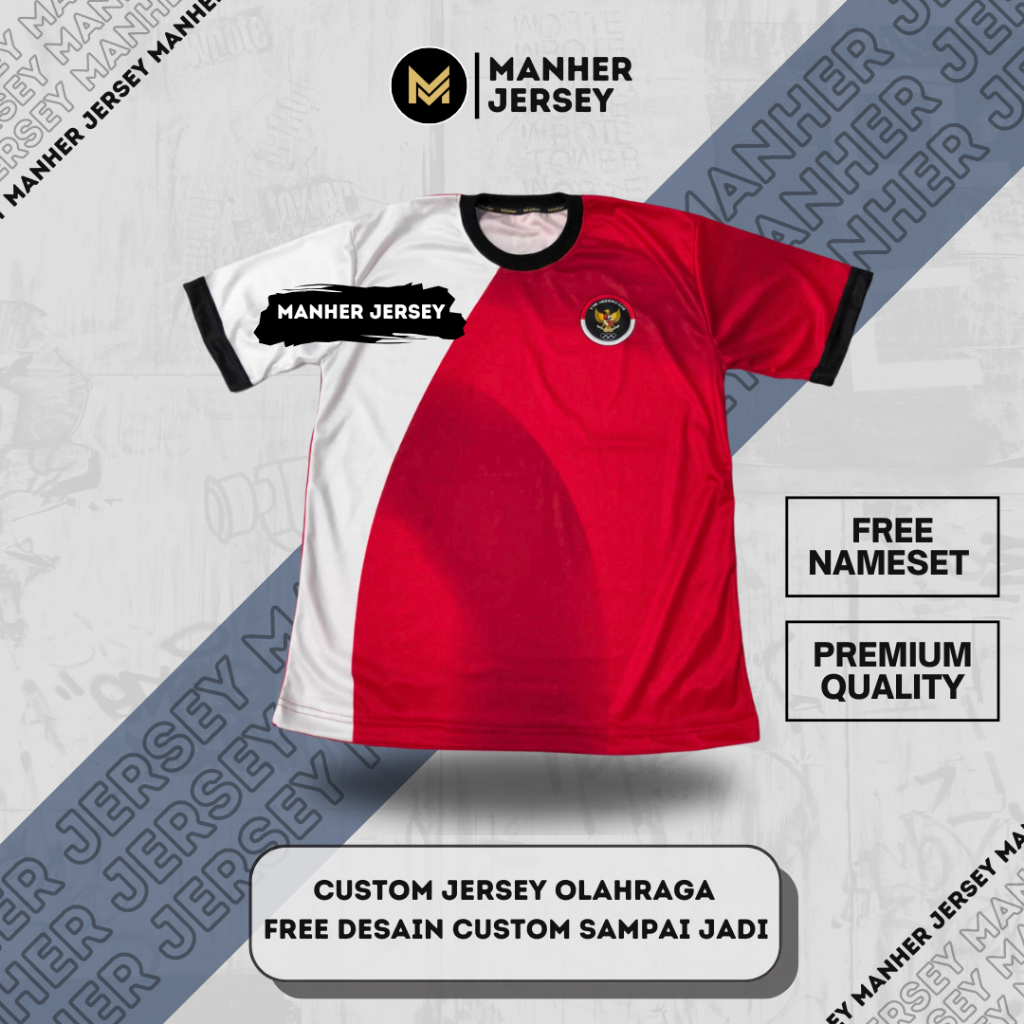 เสื้อแข่ง INDONESIAN OLYMPIC PARIS