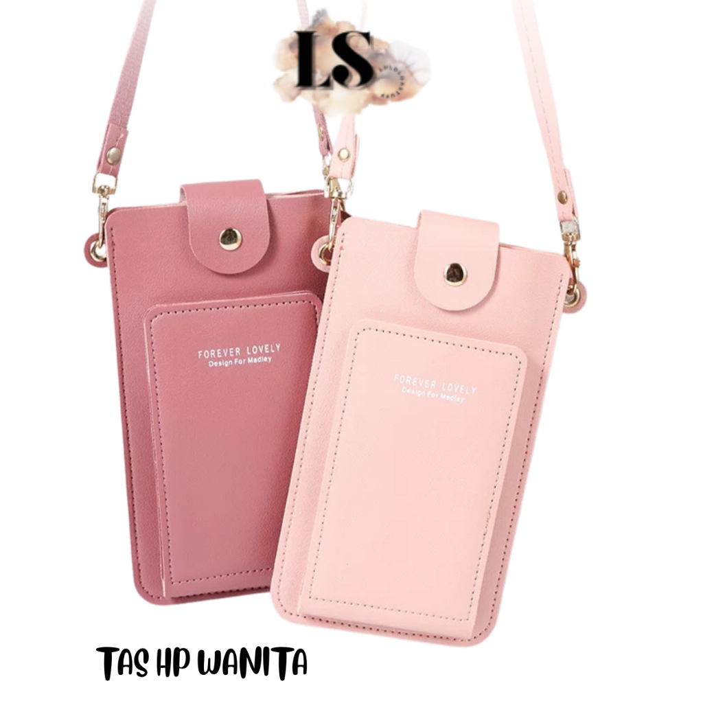 HP LS - กระเป๋าโทรศัพท์ผู้หญิง T Q168 นําเข้าสไตล์เกาหลี TRANSPARENT MULTIFUNCTIONAL SLING BAG