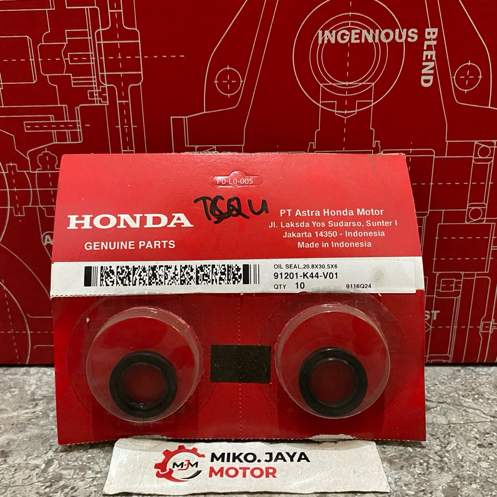 ซีลแม่เหล็กขวา CRANK AXLE SEAL 91201-K44-V01 BEAT ESP SCOOPY ESP ORIGINAL HONDA