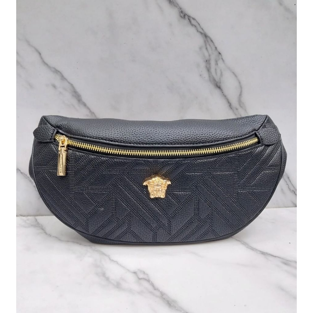 MENS WAISTBAG VS22217 LEATHER BRANDED WHOLESALE