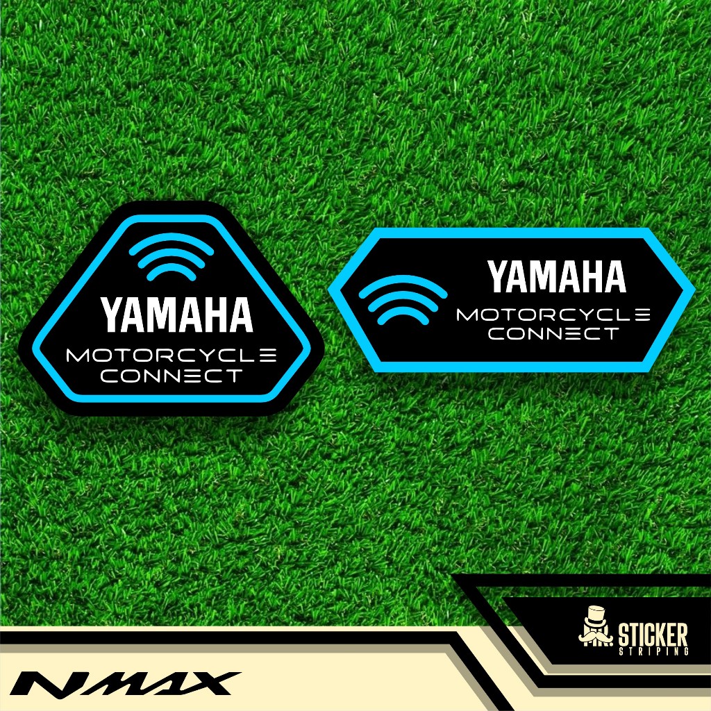 EMBLEM, สติ๊กเกอร์ MOTORCYCLE VNECT yamaha Connected Nmax Xmax Aerox Printcut variation