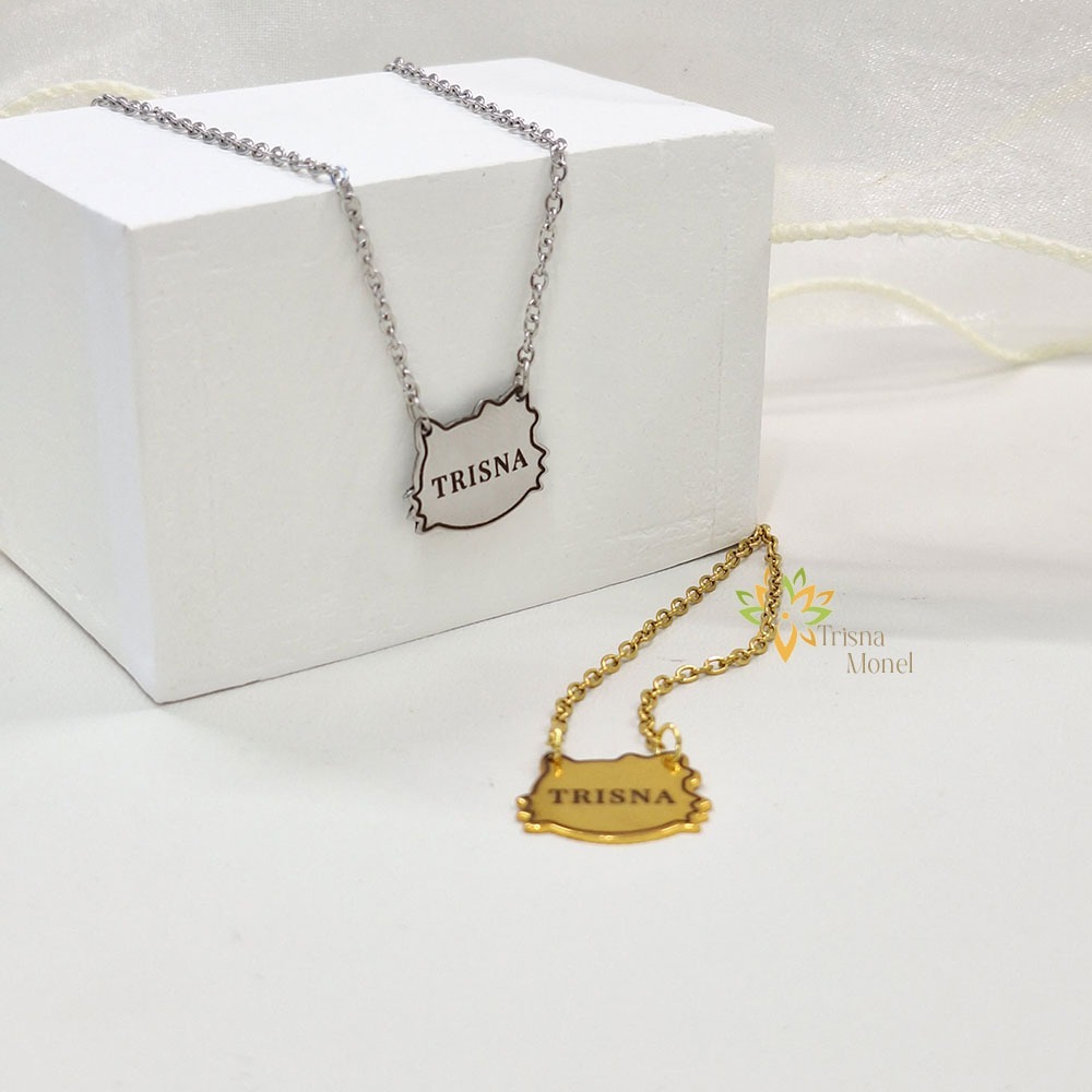 สร้อยคอ CHARACTER CUSTOM NAME CHILDRENS พร้อม VIRAL HELLO KITY MOTIF