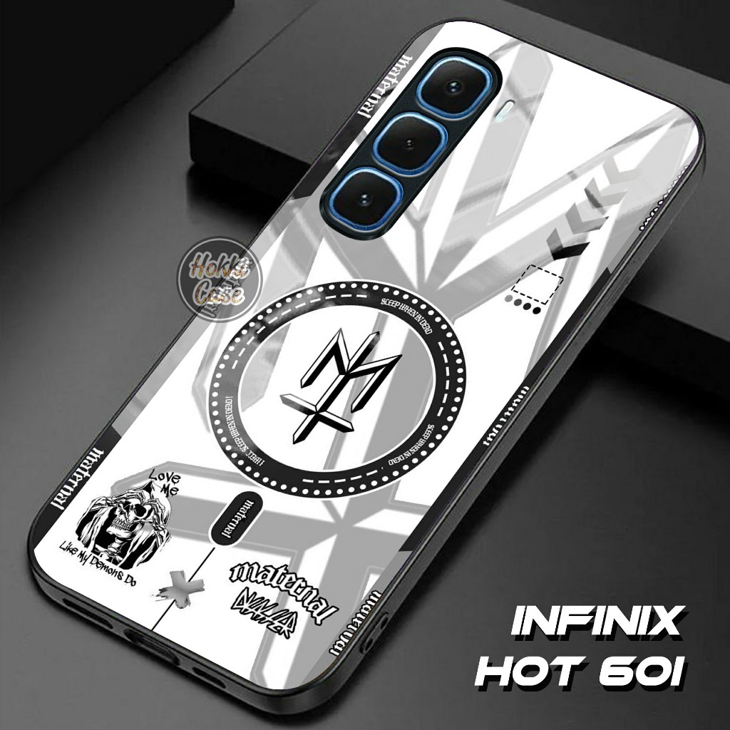เคส Infinix Hot 60i - เคส Infinix Hot 60i Glass Softcase - เคส Infinix Hot 60i Hp - ซิลิโคน Infinix 