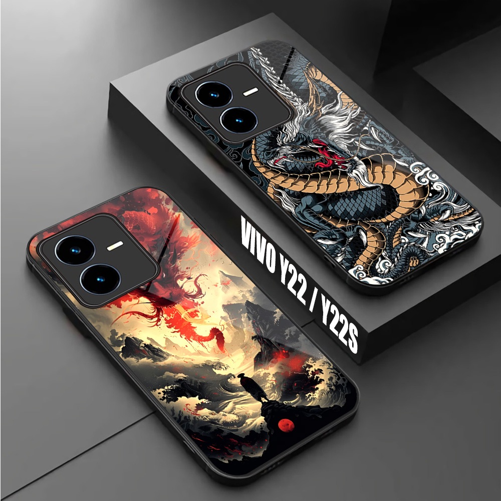 เคส VIVO Y22 / Y22S - เคส VIVO Y22 ล่าสุด TOP URBAN CASING [DRGNM08] VIVO Y22 / Y22S Silicone - เคส 