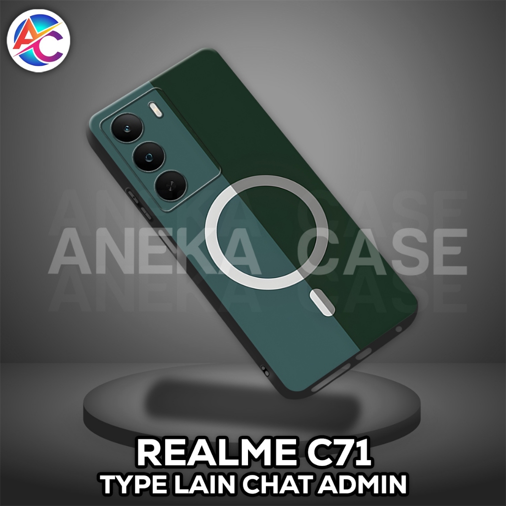 AC27-Case REALME C71-RING Motif-Softcase REALME C71-เคส REALME C71-Silicone REALME C71