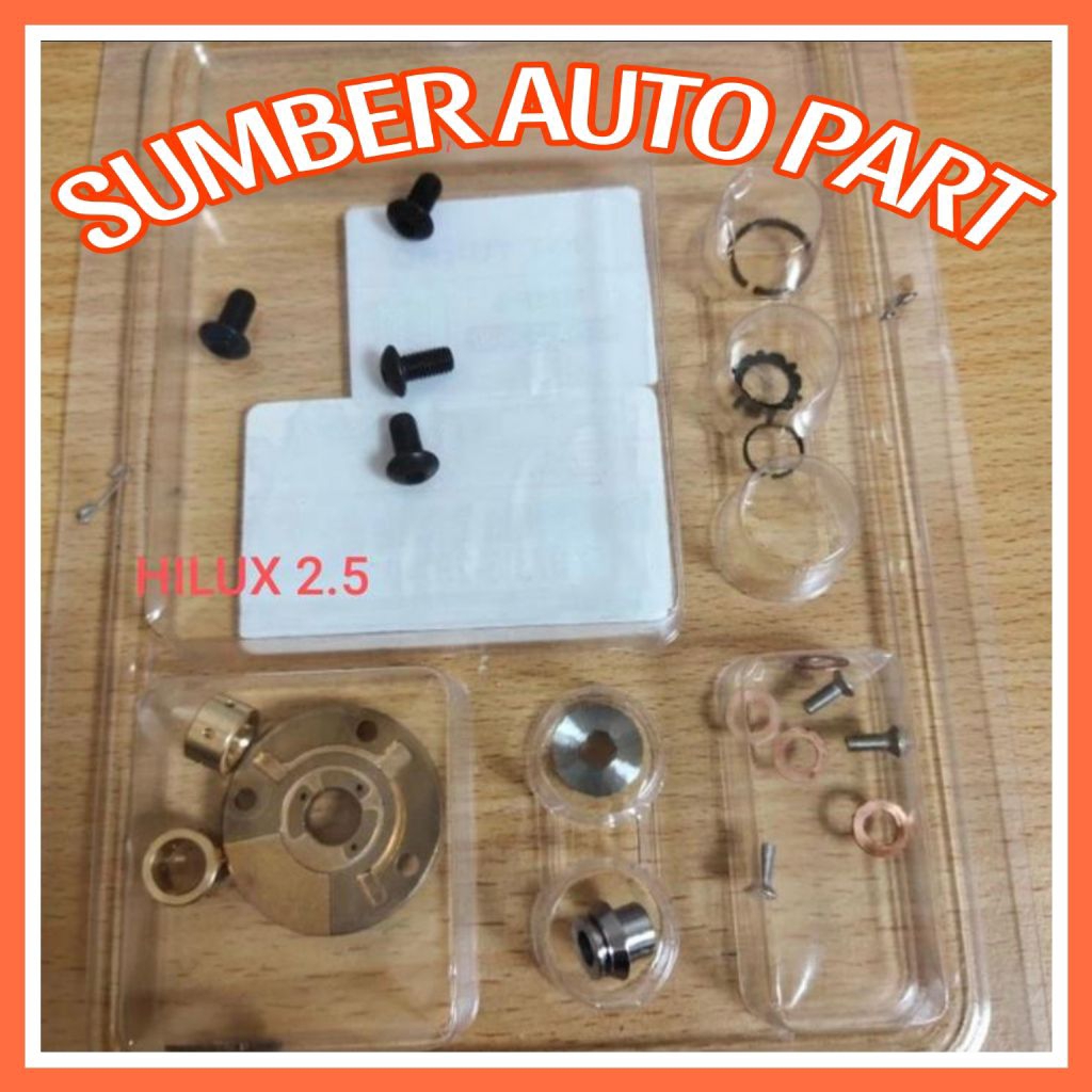 (SAP) TURBO REPAIR KIT CONTENTS TURBO TOYOTA HILUX 2.5cc FORTUNER DIESEL 2KD