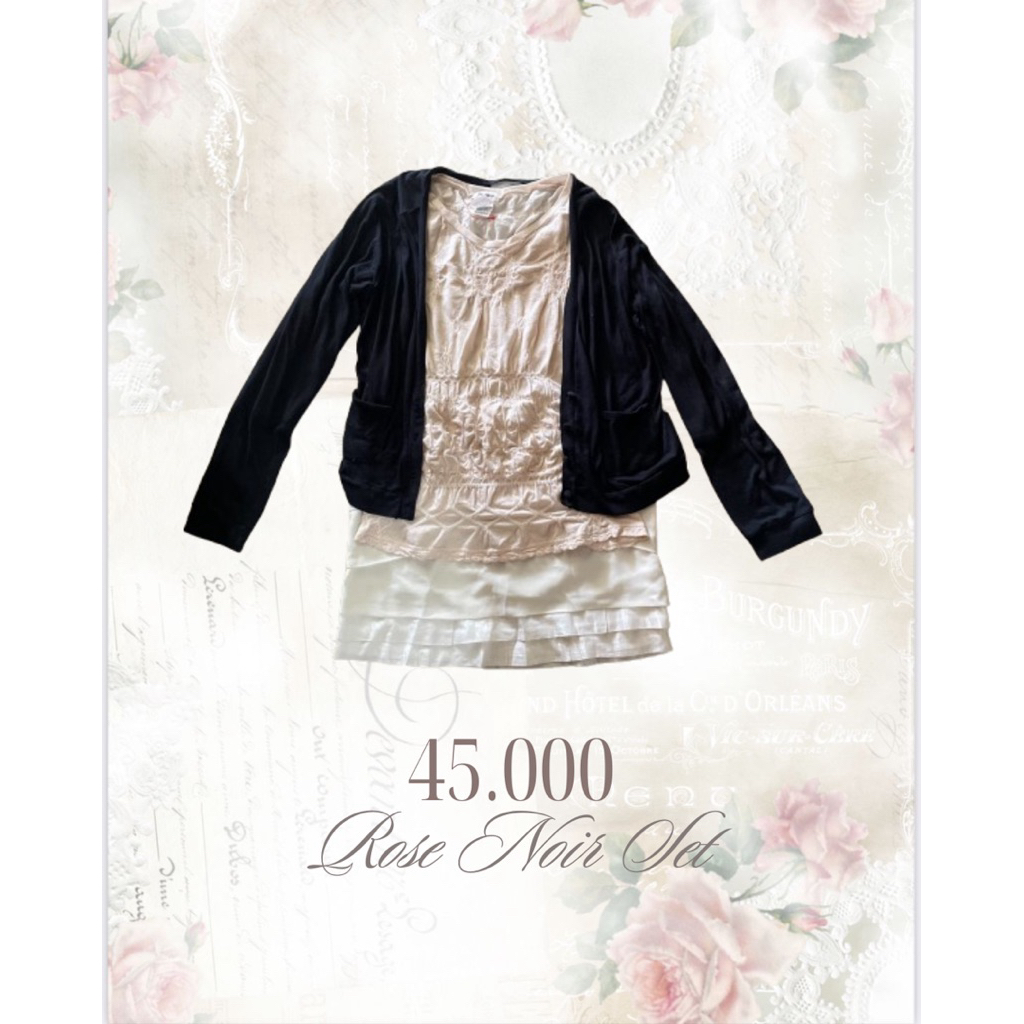 เซตกุหลาบนัวร์ || Dollete morikei igari coqueette