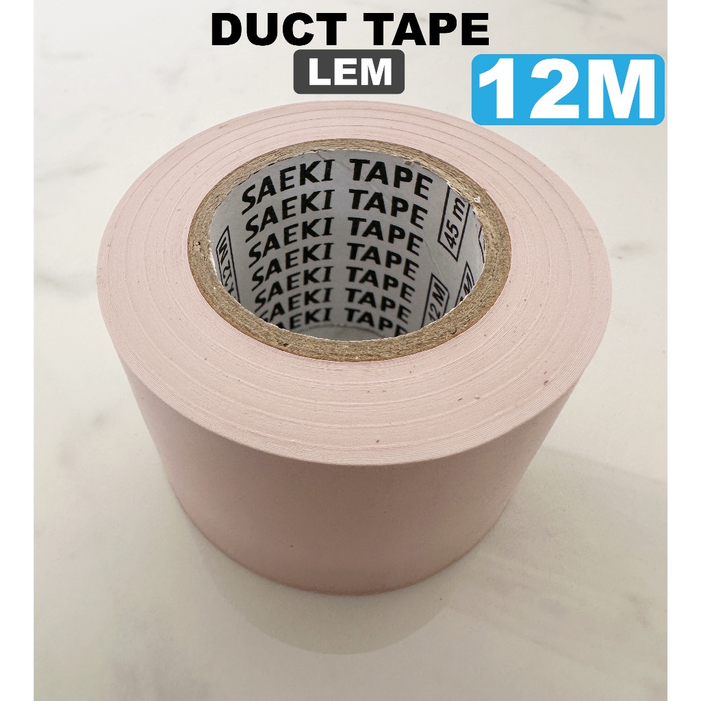 Duct TAPE AC GLUE / DUCK TAPE GLUE AC / ISOLATION AC GLUE ยี่ห้อ SAEKI 12 เมตร