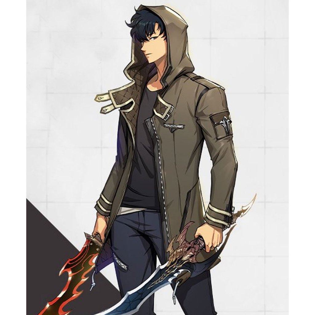 SUNG JIN WOO SOLO LEVELING ASSASSIN JACKET กันน้ํา