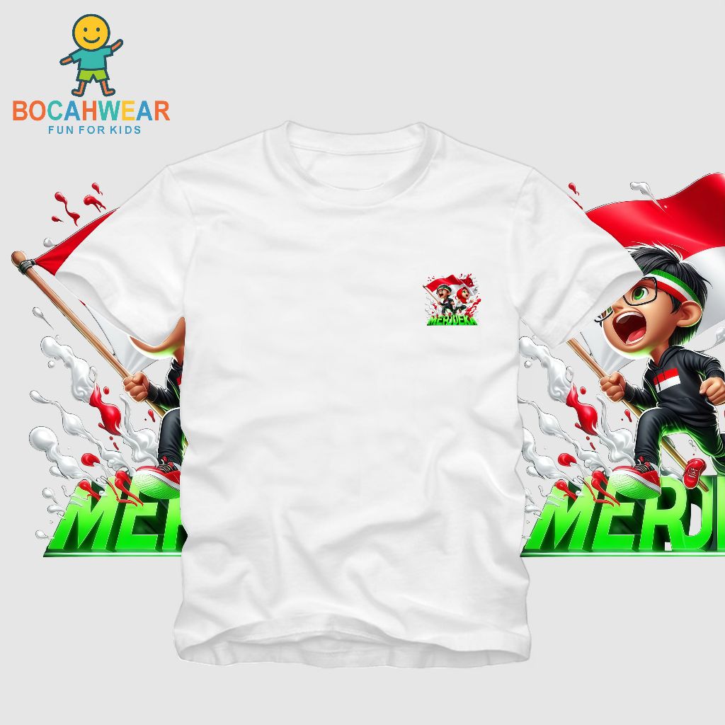 เสื้อยืด MOTIF CHILDRENS, TOPS สําหรับ CHILDREN AGED 1-10 ปี, เสื้อผ้าเด็ก 17 AUGUST, 17 AUGUST, IND