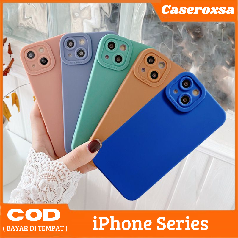 เคส iphone X XS XS Max XR 11 11 Pro 12 12 Pro Max 13 Pro Max ปลอก Softcase Pro กล้อง Cam 3D กล้องป้อ