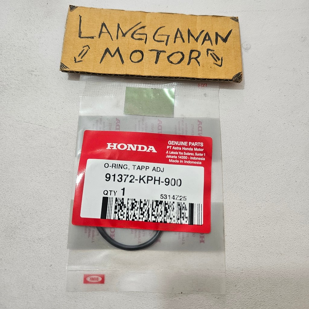 ซีลรางยางซีลฝาครอบวาล์ว SUPRA X 125 KABRU KARISMA KIRANA 91372KPH900