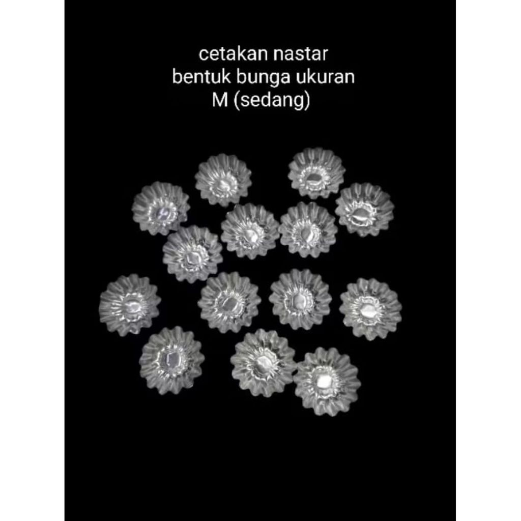 Cikan nastar รูปทรงดอกไม้ ไซส์ M (ขนาดกลาง) / ดอกไม้ / แม่พิมพ์เค้กแห้ง