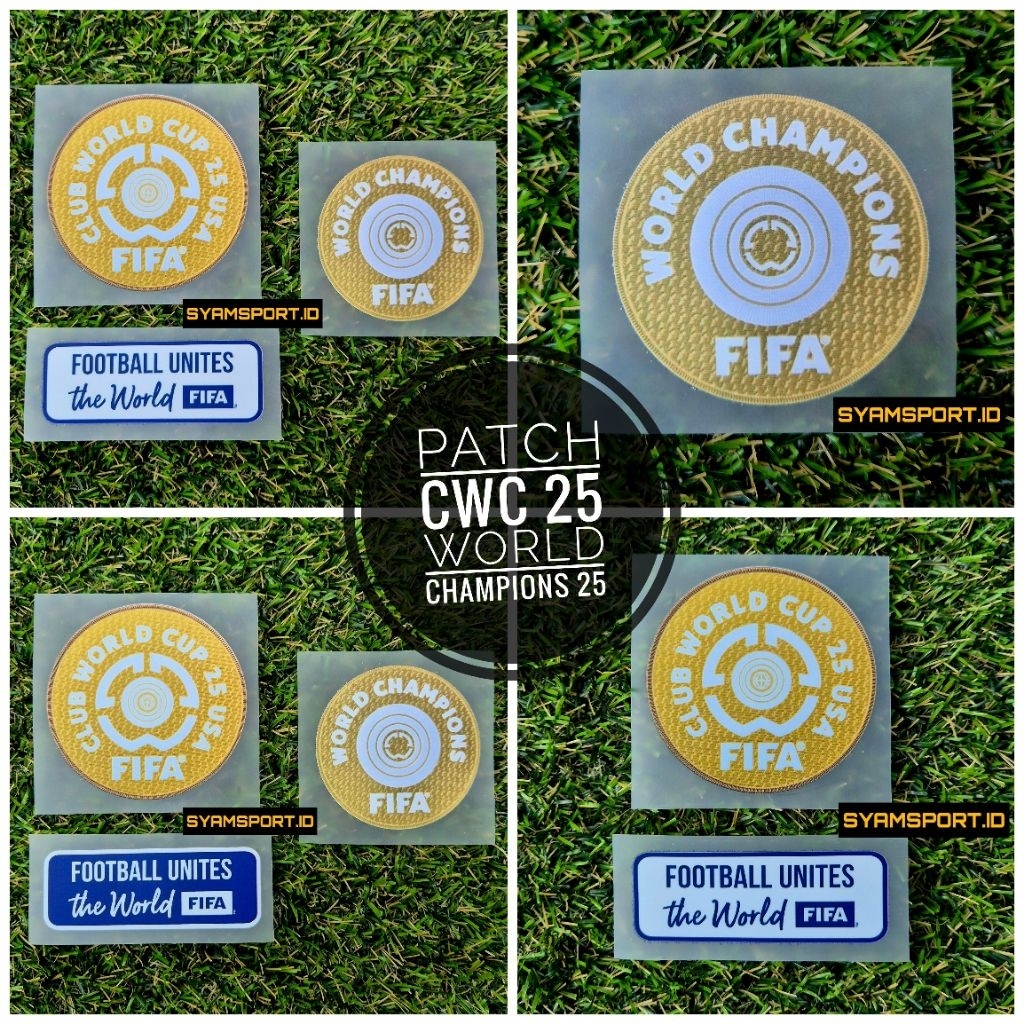 แพ็คเกจสมบูรณ์ Patch Club World Cup 2025 + Champions World Club 2025 | CWC Patch 2025 | Antar Club W
