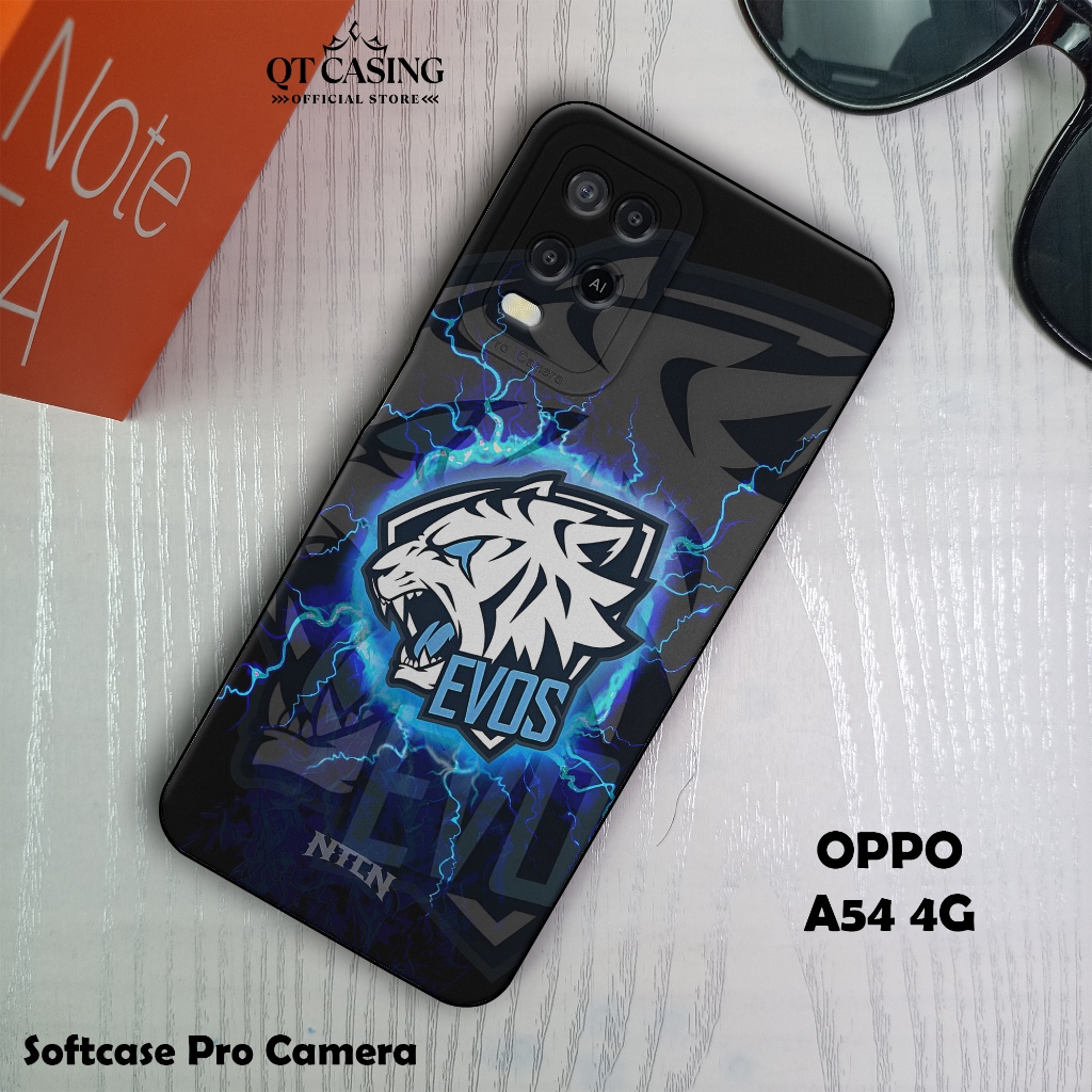 เคสสําหรับ Oppo A54 4G – Ev0s Esports Motif Casing – Oppo A54 4G Camera Softcase – เคสซิลิโคน