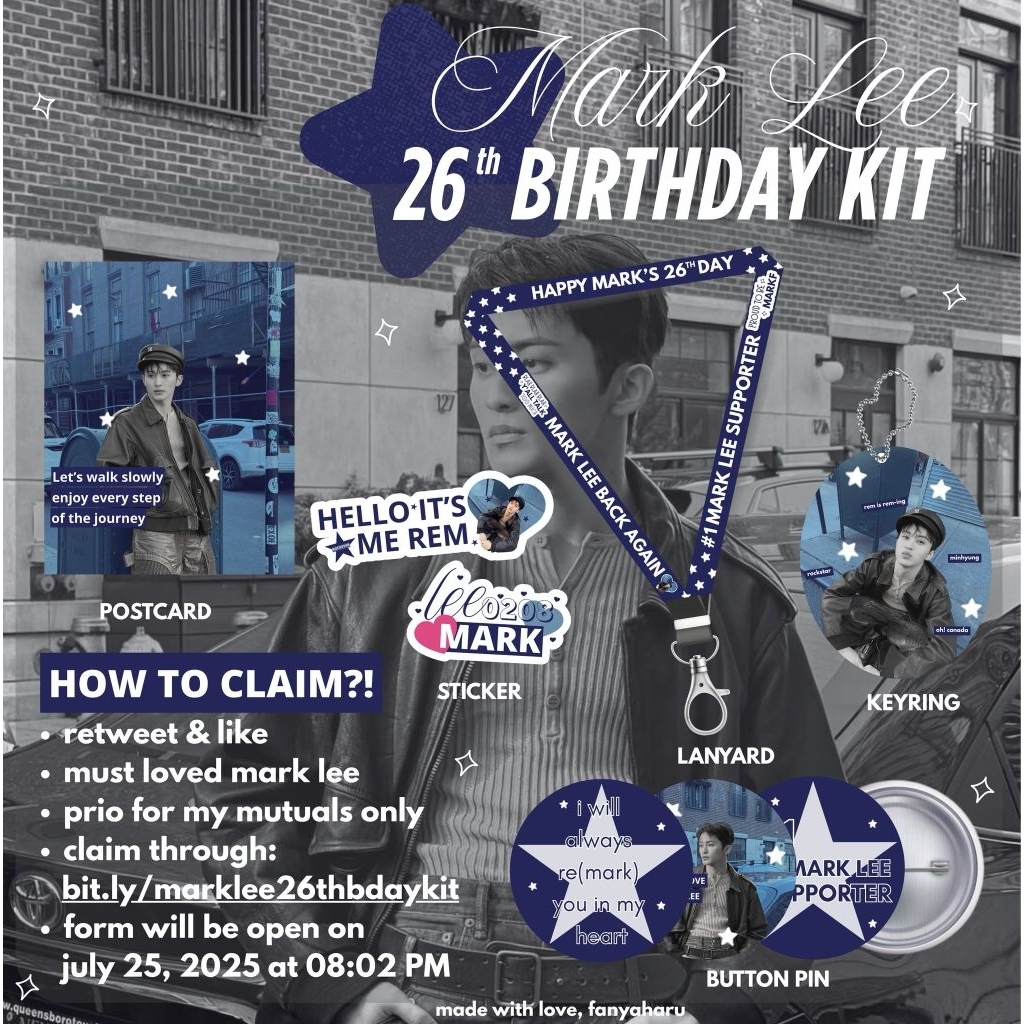 ★ MARK LEE 26TH BIRTHDAY KIT โดย FANYAHARU ★