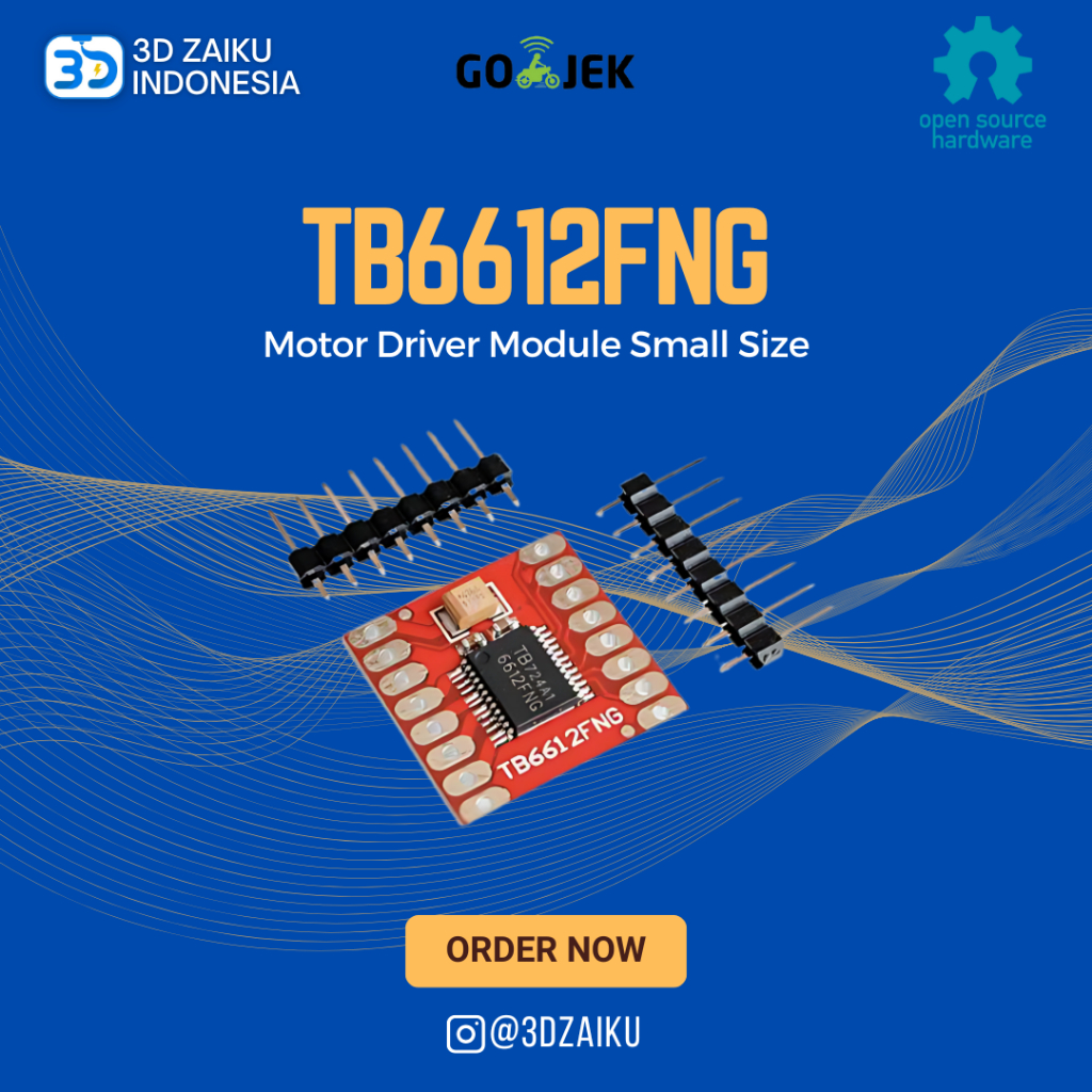 โมดูลไดร์เวอร์มอเตอร์ Reprap TB6612FNG ขนาดเล็ก
