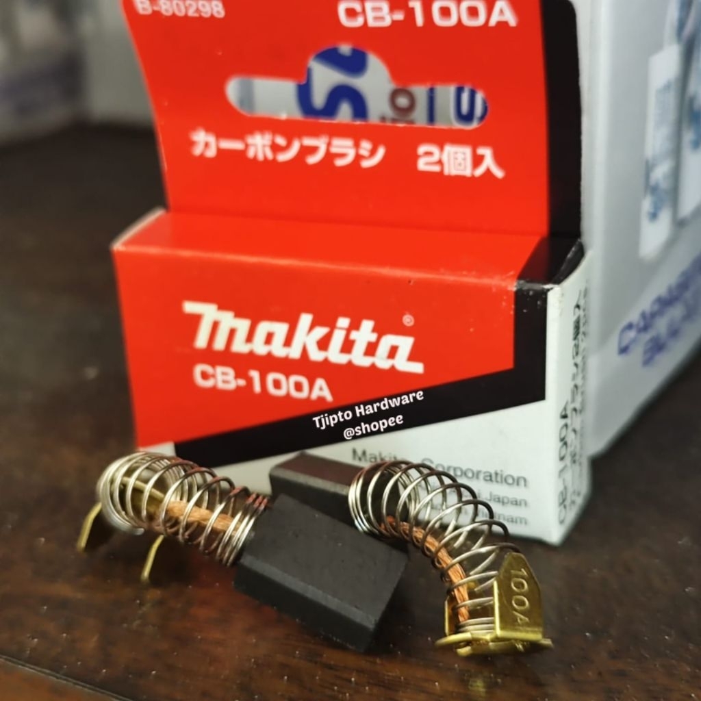 ORI CB-100A Makita CB 100A Charcoal CB100 100 Bostel Carbon Brush Areng