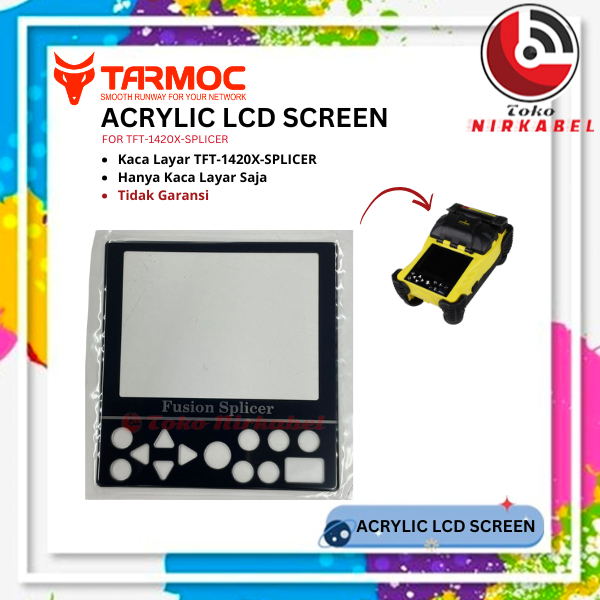 LAYAR Tarmoc TFT-1420X-SPLICER หน้าจอ LCD | FO Tool ฝาครอบหน้าจอกระจกไฟเบอร์ออปติก อะไหล่