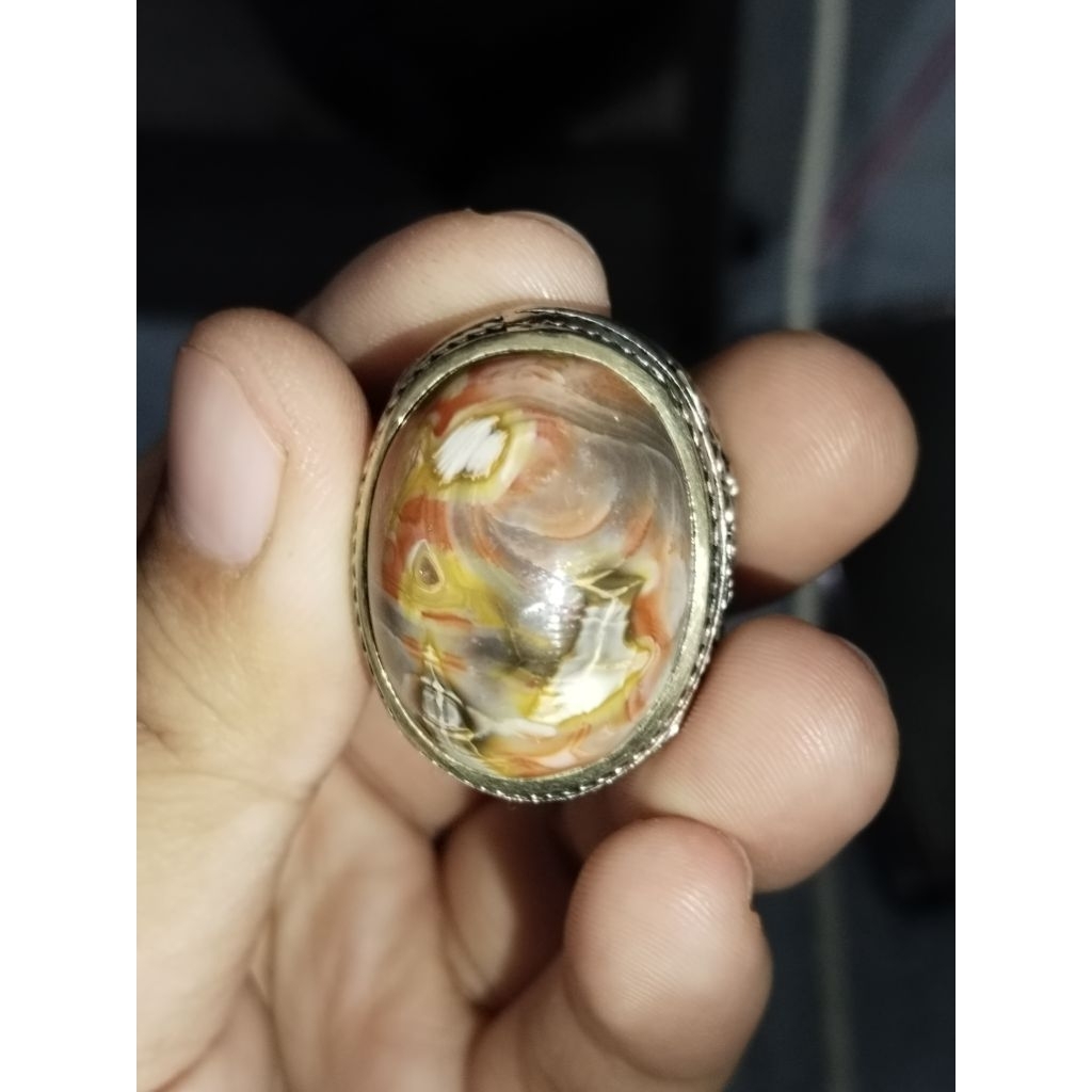 แหวนหินคอรัลหนงกา 25B19Bu11mm