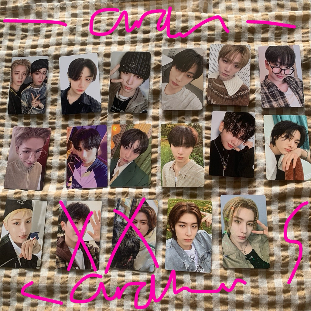 WTS โฟโต้การ์ด BOYNEXTDOOR TASAN RIWOO SUNGHO LEEHAN JAEHYUN