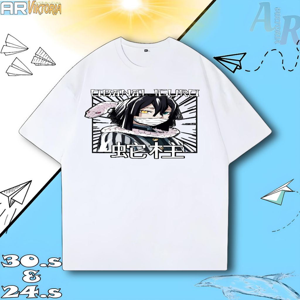 เสื้อยืด ANIME IGURO OBANAI DEMON SLAYER
