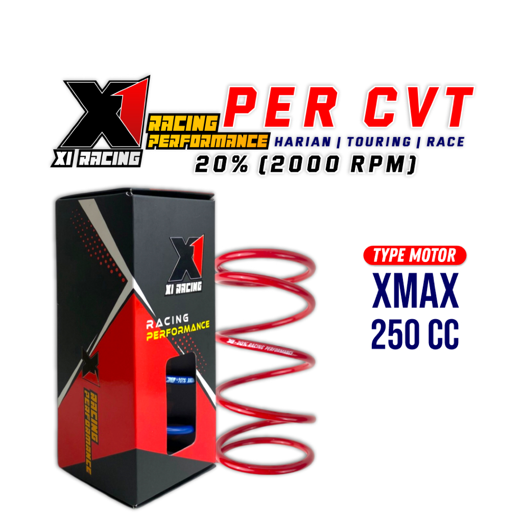 XMAX - CVT SPRING 2000 RPM X1 RACING - YAMAHA XMAX 250