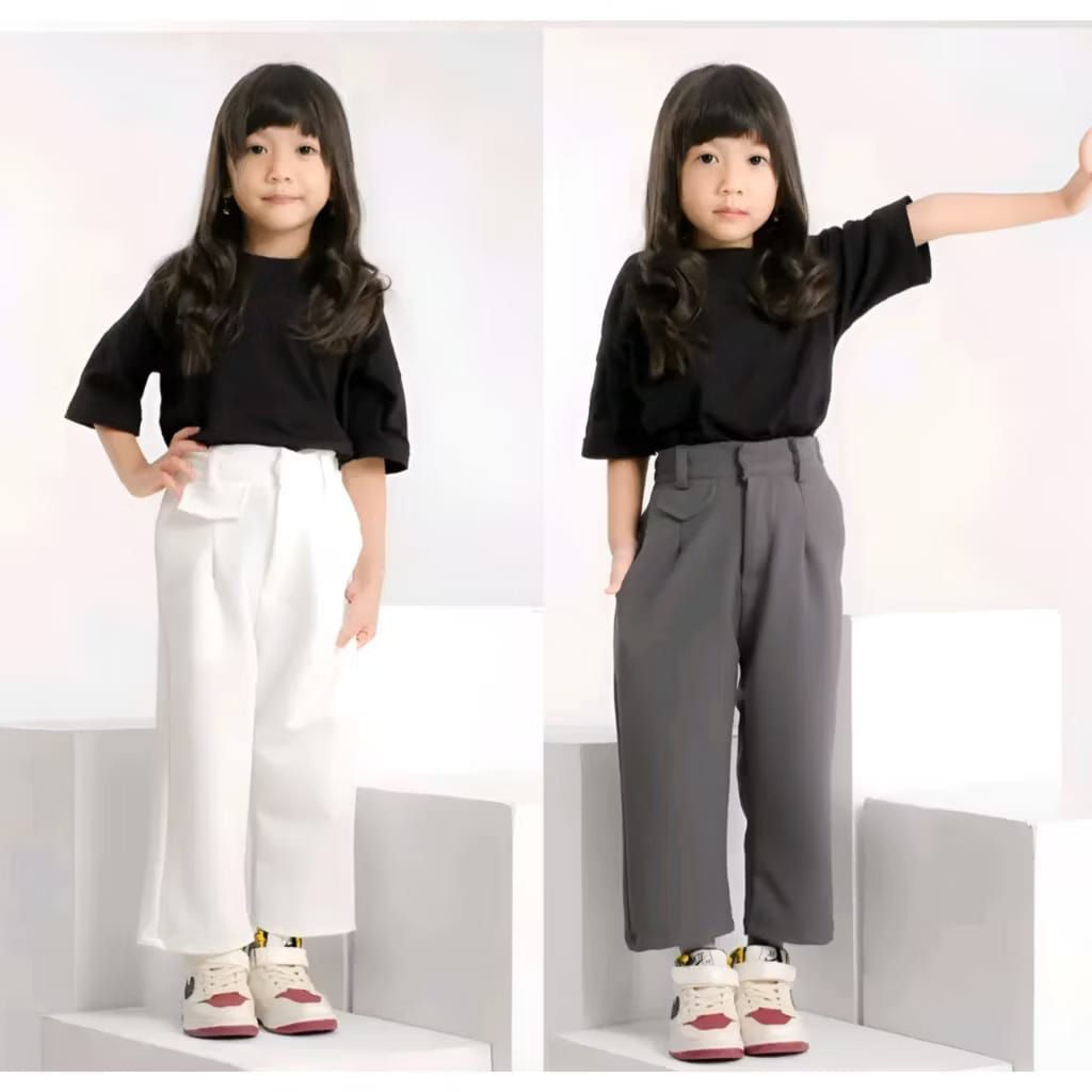 Oro Pants Kids Culottes Pants อายุ 5-16 ปี / กางเกง Oro ล่าสุดสําหรับเด็กผู้หญิง