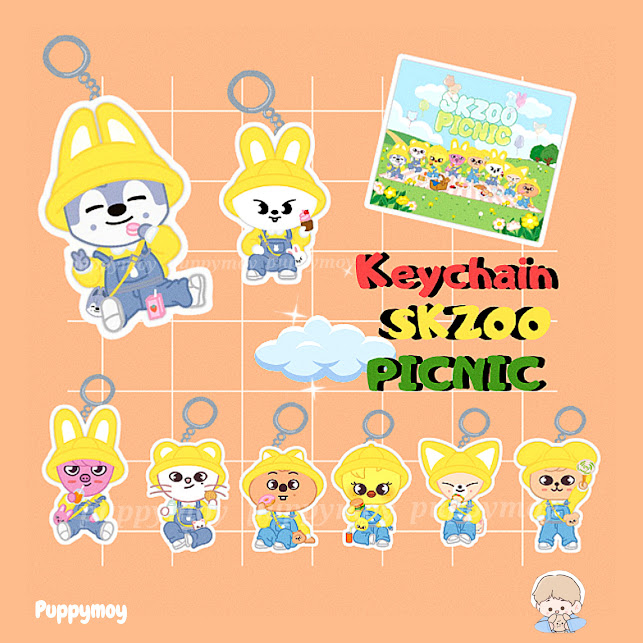 GANTUAN READ DESK BEFORE CO SKZOO KEYCHAIN STRAY KIDS SKZ KEY CHAIN OFFICIAL STORE KEY RING BAG CHAR