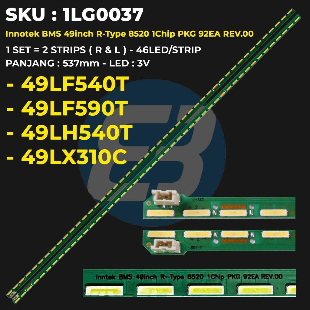 LG 49 นิ้ว TV Backlight 49LF540T 49LH540T 49LF590T 49LX310C