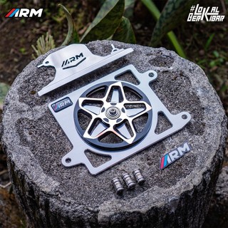 ARM ARUMI PAKETAN COVER RADIATOR SPINER BINTANG + COVER LEHER + BUSHING STAINLESS VARIO PCX ADV AEROX NMAX LEXI FULL CNC
