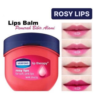 Lip Therapy Rosy Lips Melembabkan Bibir Mengatasi Bibir Pecah Pecah / Pelembab Bibir Lip Serum
