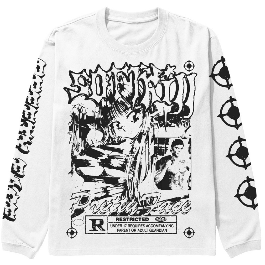 JUMHUR - LONGSLEEVE OVERSIZE 24s เสื้อยืด COTTON ORIGINAL LONG-SLEEVED | MANGA MANGA MANGA