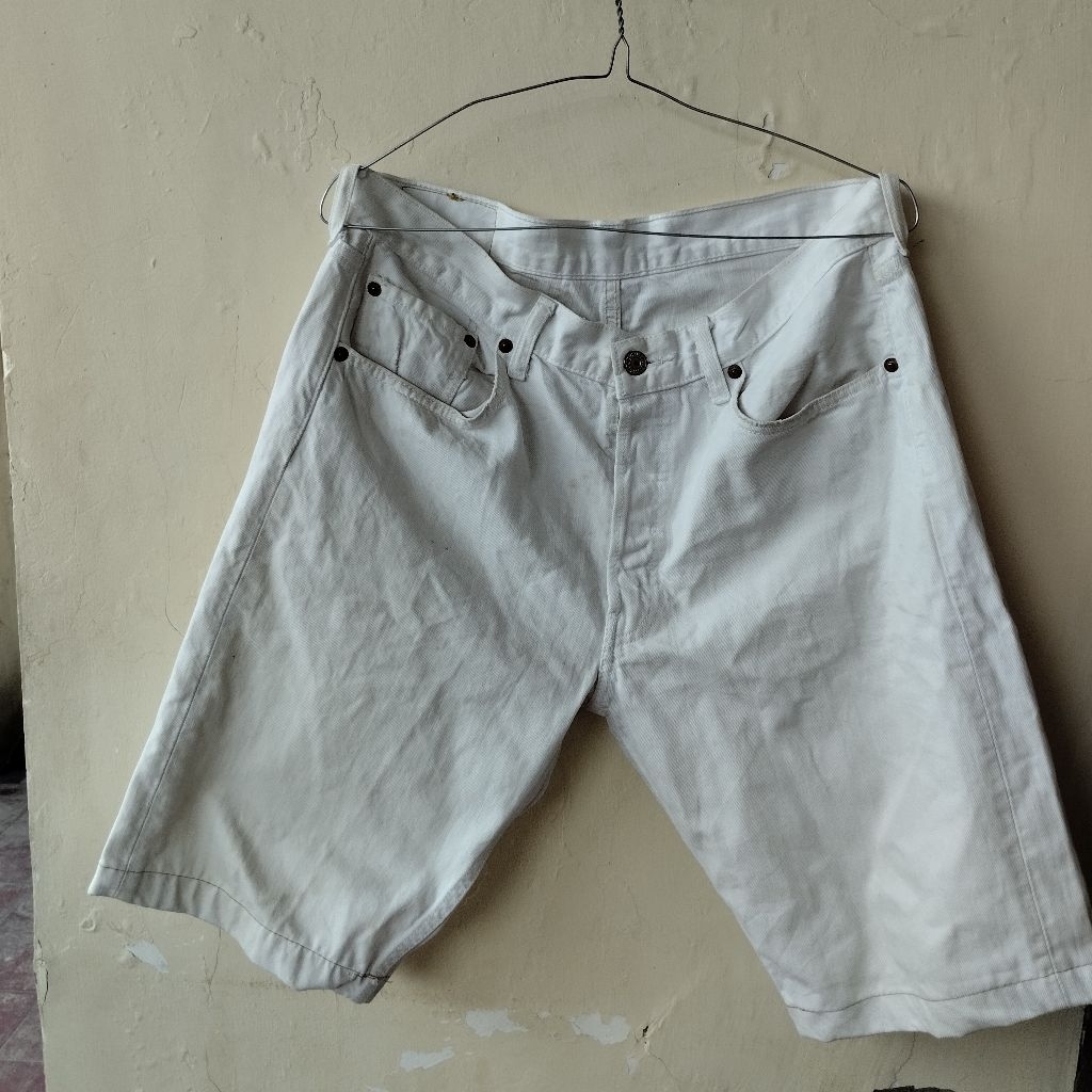 กางเกงขาสั้น Levis 501 jorts W33 L34 ผ้ายีนส์ Original