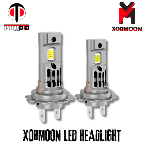 XORMOON ไฟหน้ารถ LED 44W 16000LM 12V 6000K 50,000H ไฟหน้ารถ LED พร้อมพัดลม