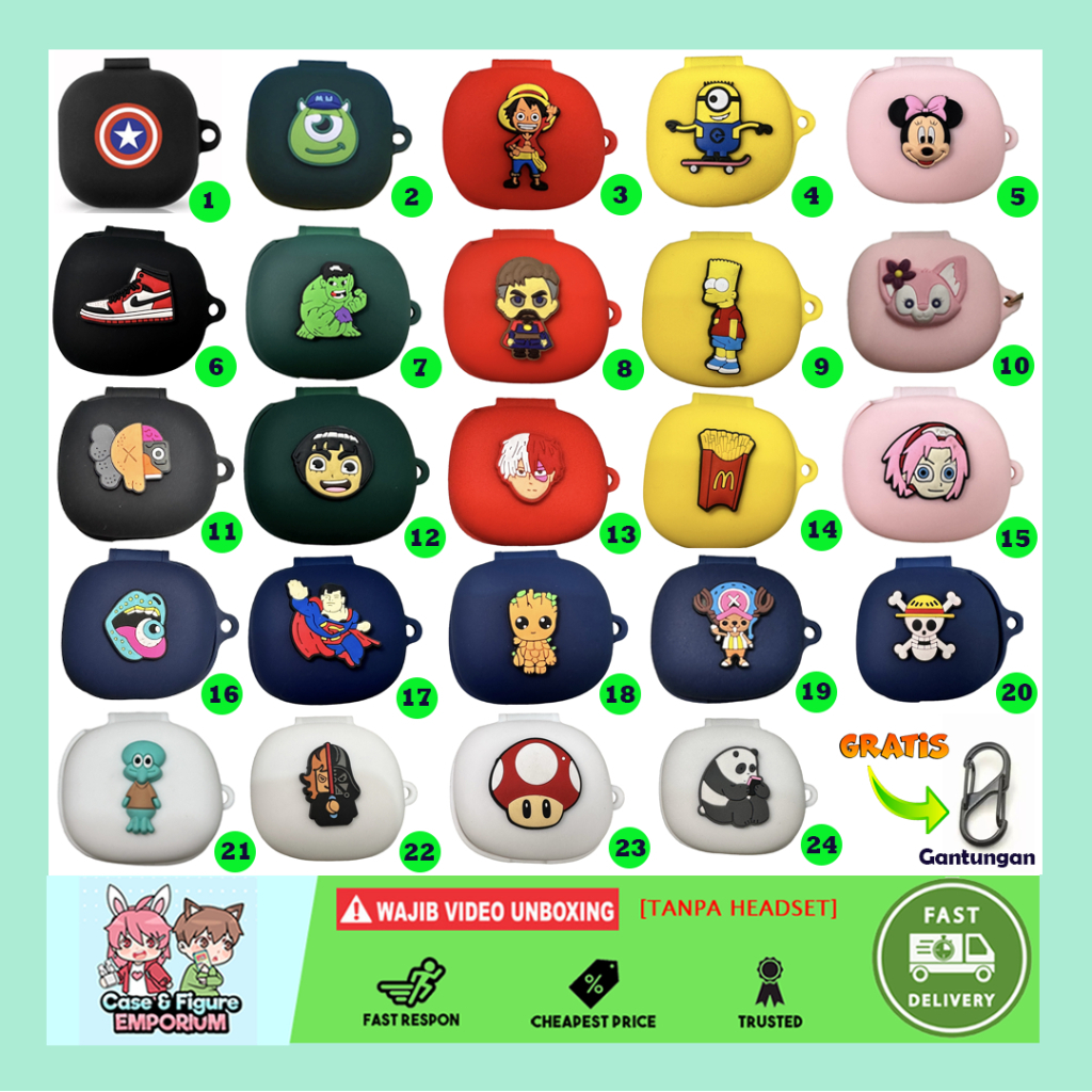 [ R50i ] Anker Soundcore R50i เคสตัวการ์ตูนซิลิคอนอ่อนคุณภาพพรีเมี่ยม02