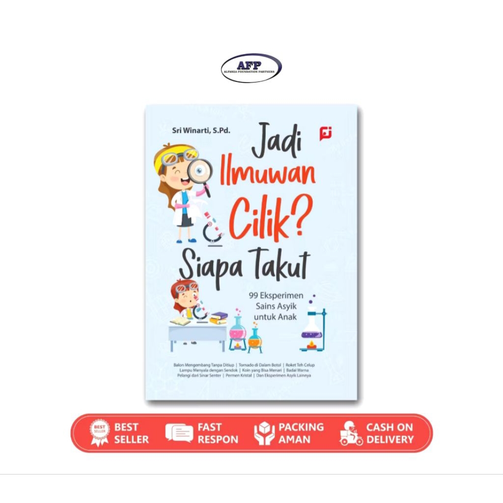 (ต้นฉบับ) หนังสือกลายเป็นนักวิทยาศาสตร์ตัวน้อย? Who is Afraid - 99 Fun Science Experiments สําหรับจิ