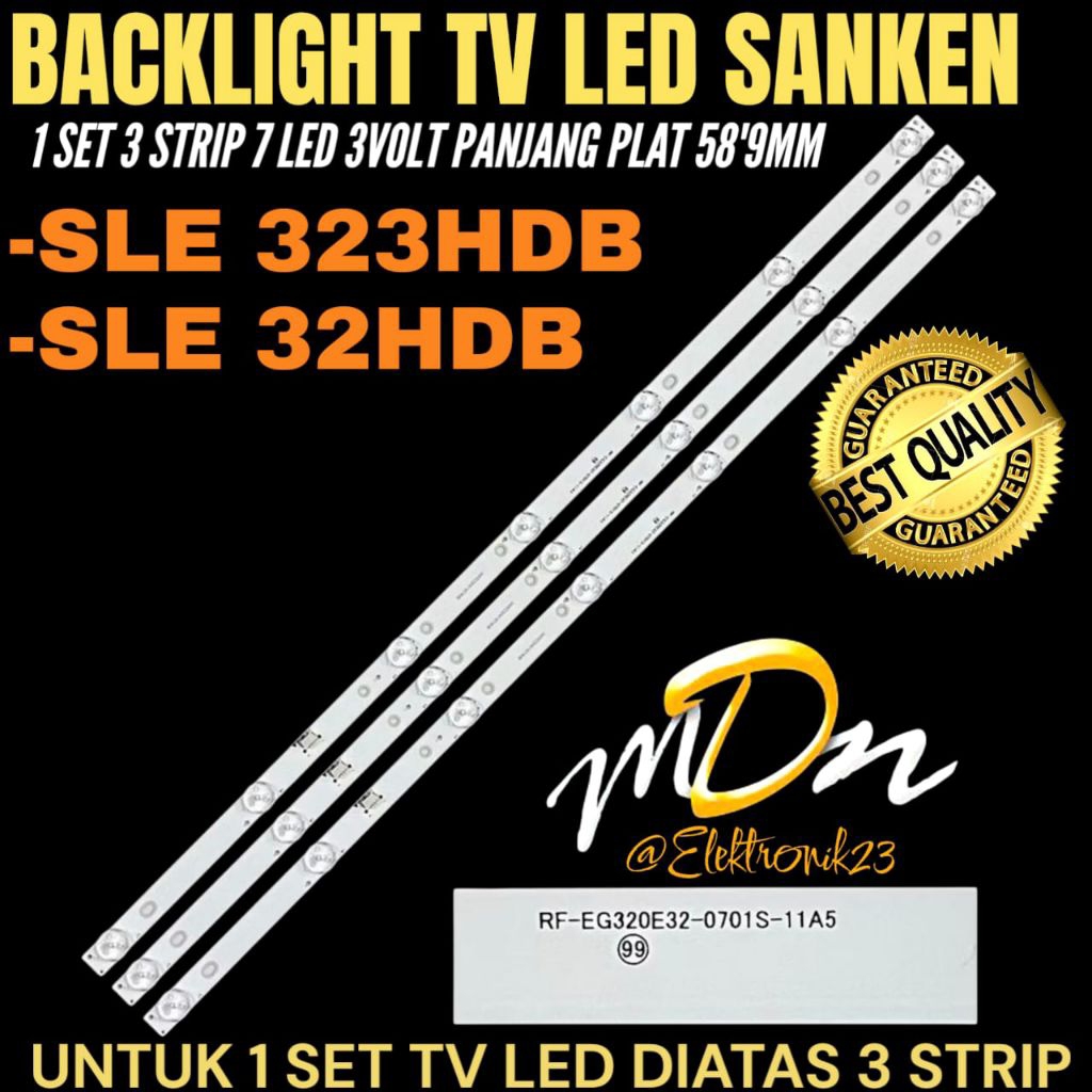 SANKEN 32 นิ้ว LED TV BACKLIGHT SLE-323HDB- SLE-32HDB