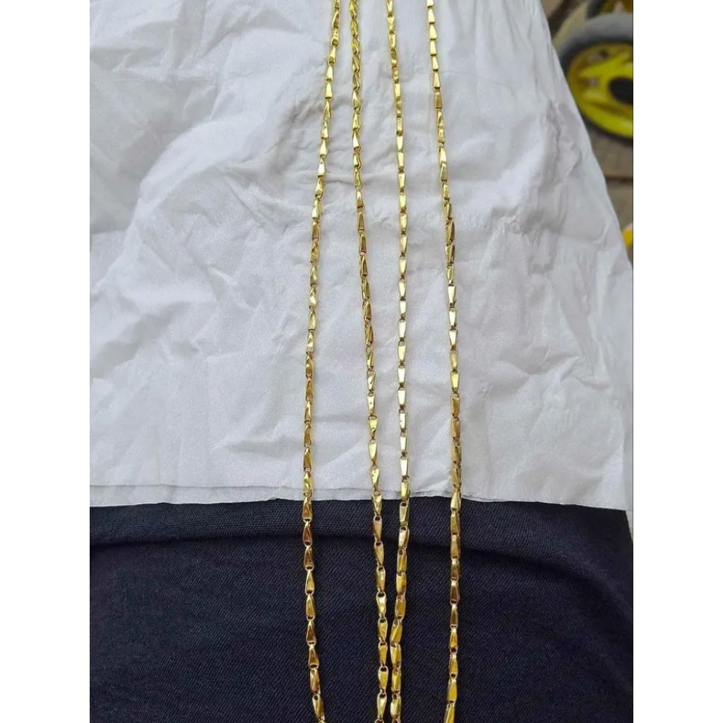 สร้อยคอข้าว BRACELET 1 BREAD 6.7GRM GOLD PLATED