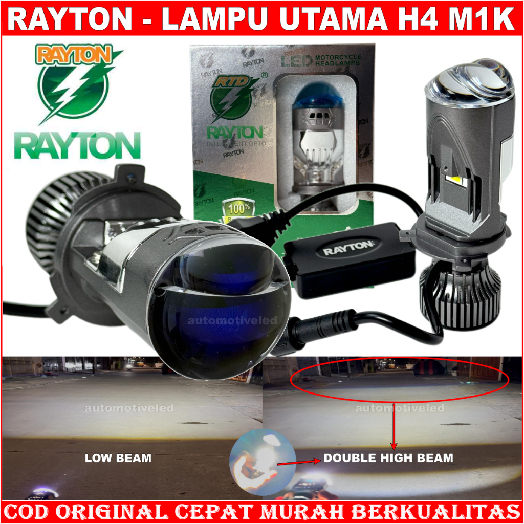 RTD RAYTON M1K - H4 M1K RAYTON DOUBLE HIGH BEAM MAIN LAMP