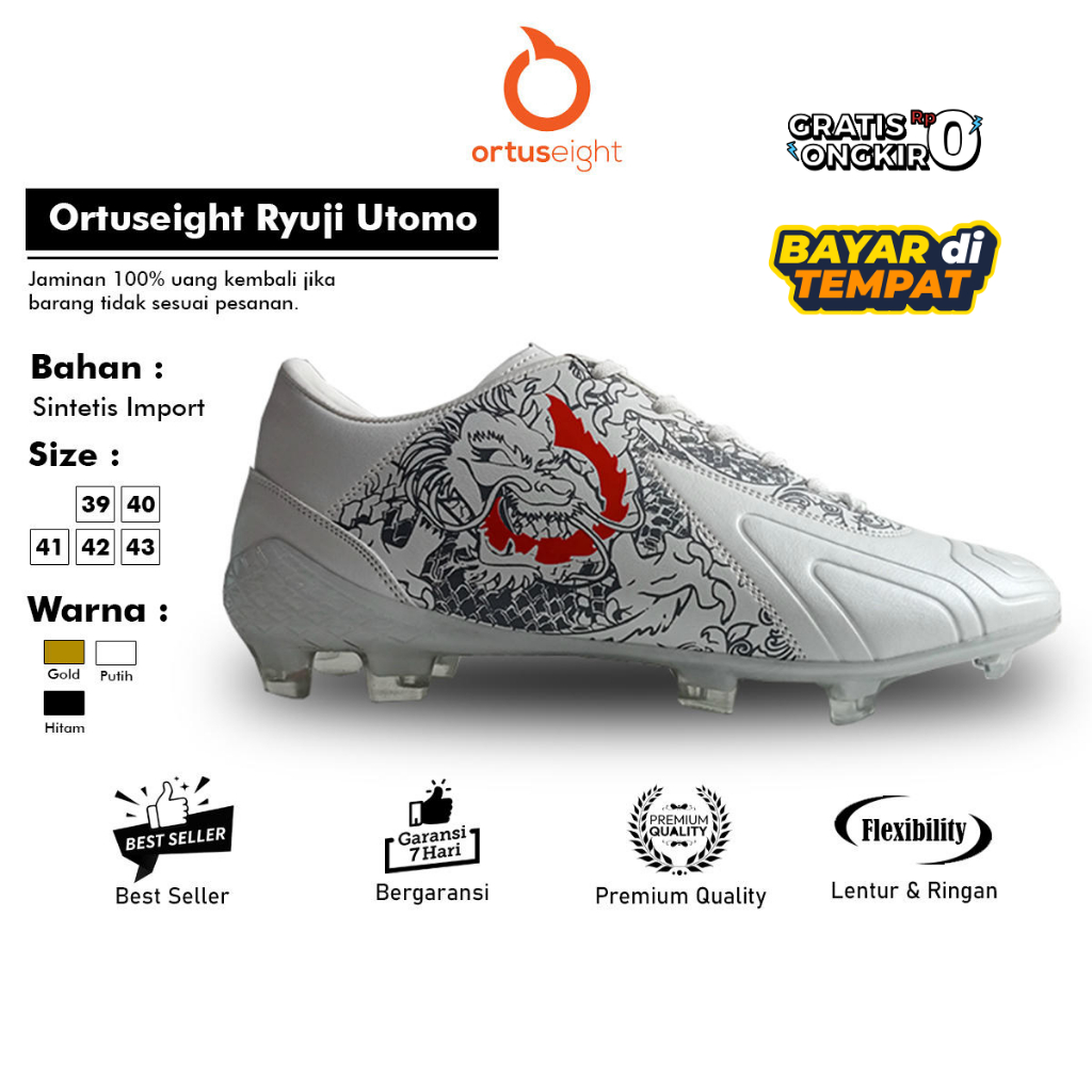 รองเท้าฟุตบอล Ortuseight Ryuji Utomo ไซส์ 39-43
