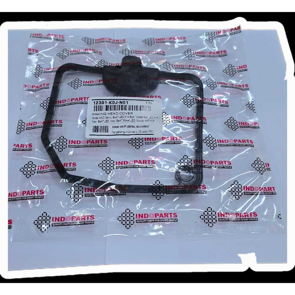 ฝาสูบยาง Honda Beat Deluxe Fi Genio Scoopy Fi ใหม่ 2020-now K0J Indoparts 12391-K0J-N01 S