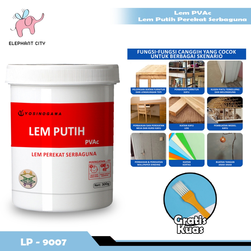 ELEPHANT-WHITE GLUE ADHESIVE PVC WOOD GLUE MULTIPURPOSE