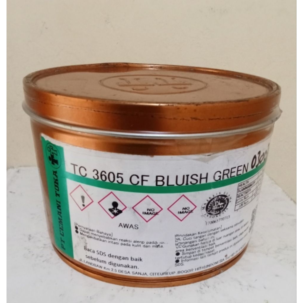 Cemani toka TC 3605 Bluish Green Offset Ink SEAL