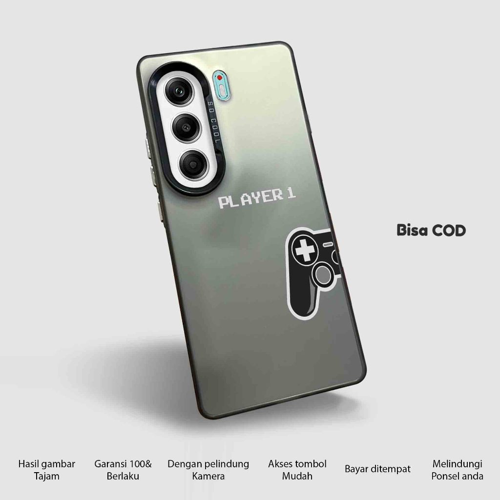 HP ล่าสุด TECNO CAMON 40 PRO 5G CASE - GME Character Motif - Matte Hard IMD โฮโลแกรมมือถือ Casing - 